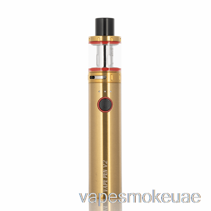 فيب الإمارات العربية المتحدة سموك قلم فيب V2 60 واط كيت ذهبي